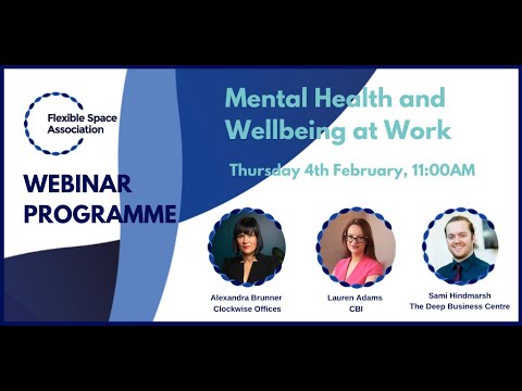 FlexSA Webinar: Mental Health and Wellbeing at Work