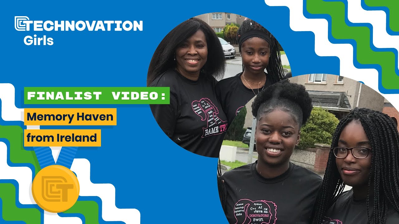 World Summit 2020 Technovation Girls Finalist Team Memory Haven