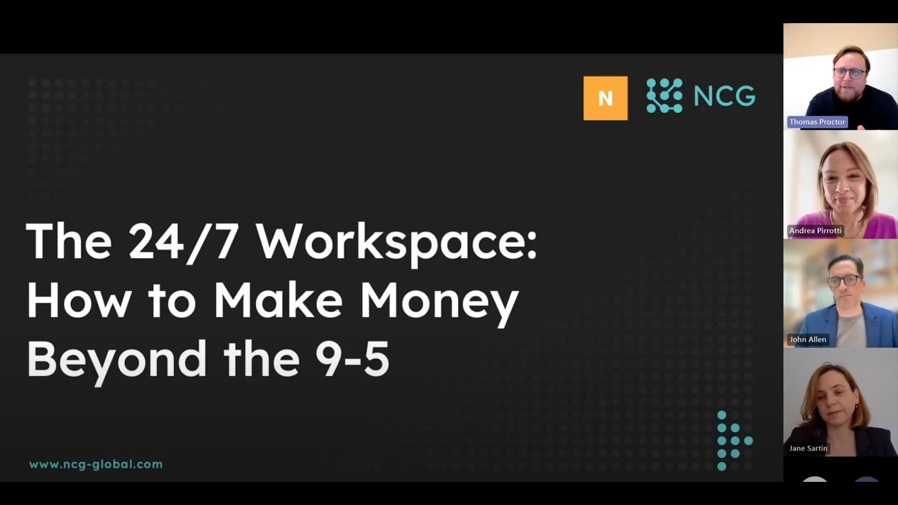 The 24/7 Workspace  How to Make Money Beyond the 9 to 5