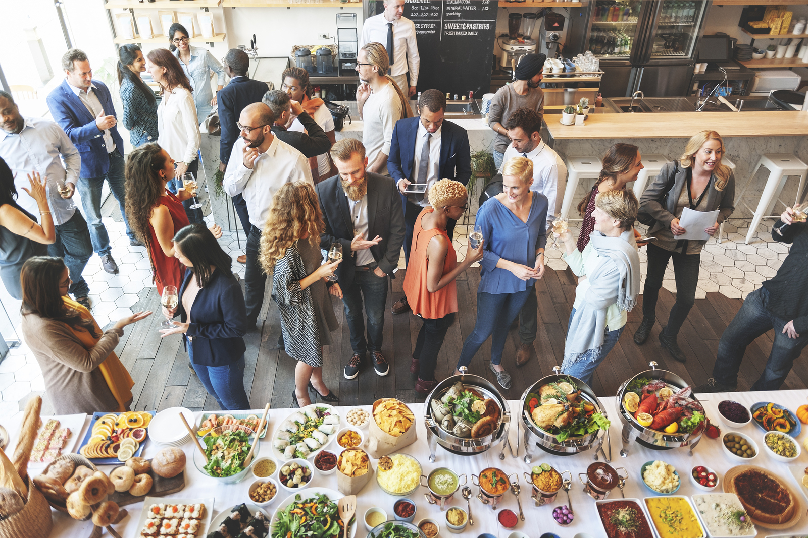 bigstock Business People Meeting Eating