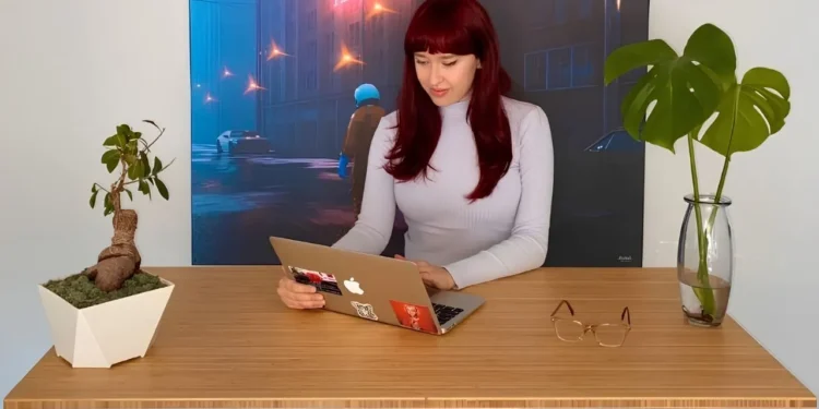 Kana Pro Bamboo Standing Desk.