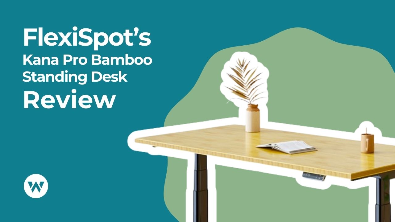 A Standing Desk You'll Love: The FlexiSpot KANA Bamboo Office Standing Desk