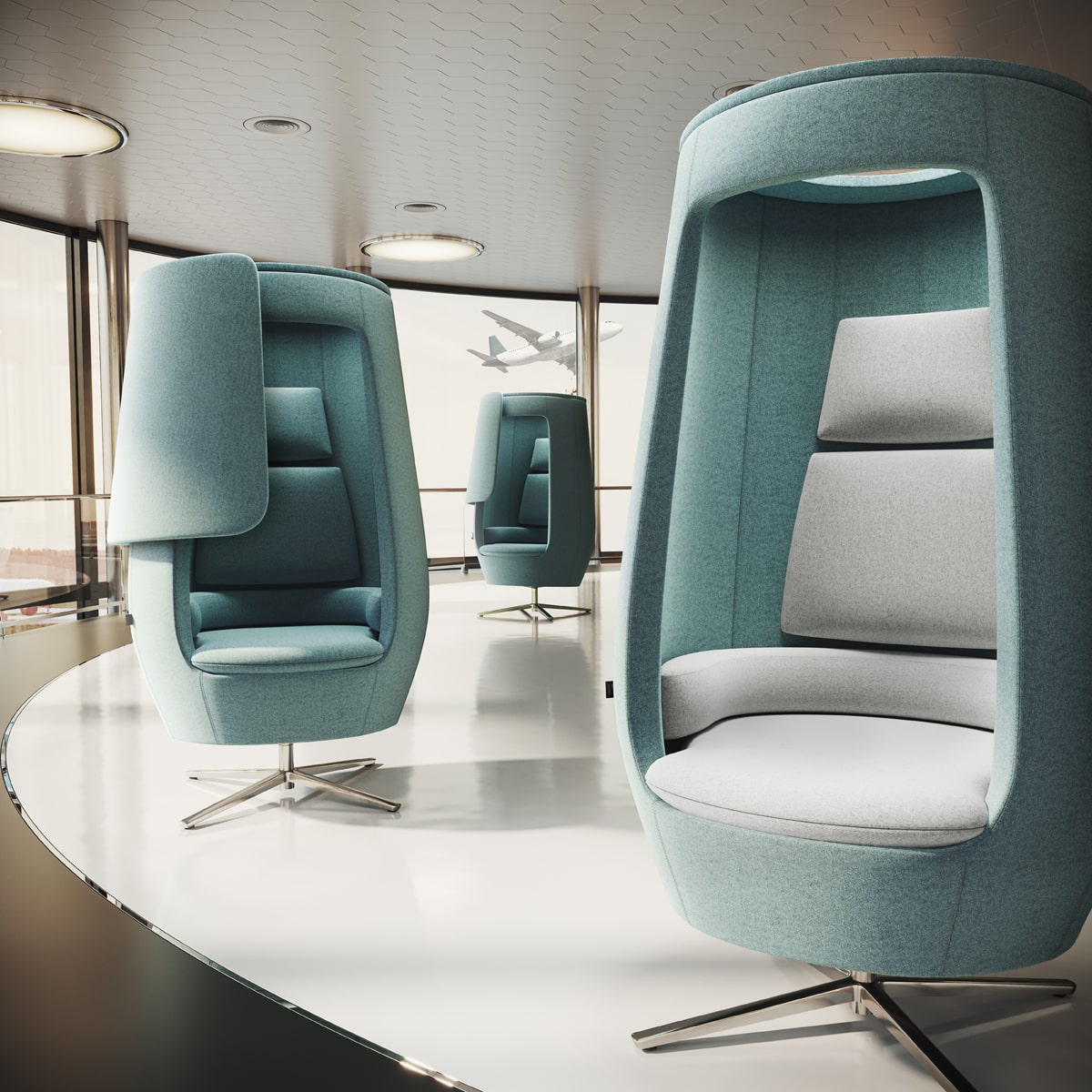 A11 – CONTEMPORARY LOUNGE ARMCHAIR FROM HUSHOFFICE