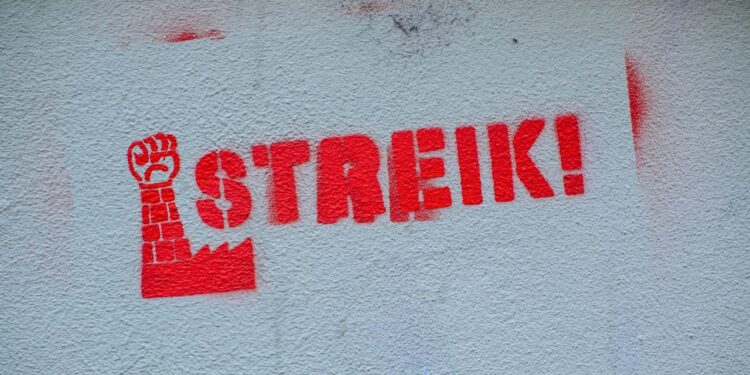 German Workers Take Part In Massive Strike