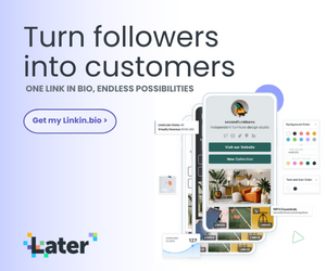 Later - Turn followers into customers