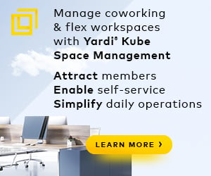 Manage coworking & flex workspaces with Yardi Kube Space Management
