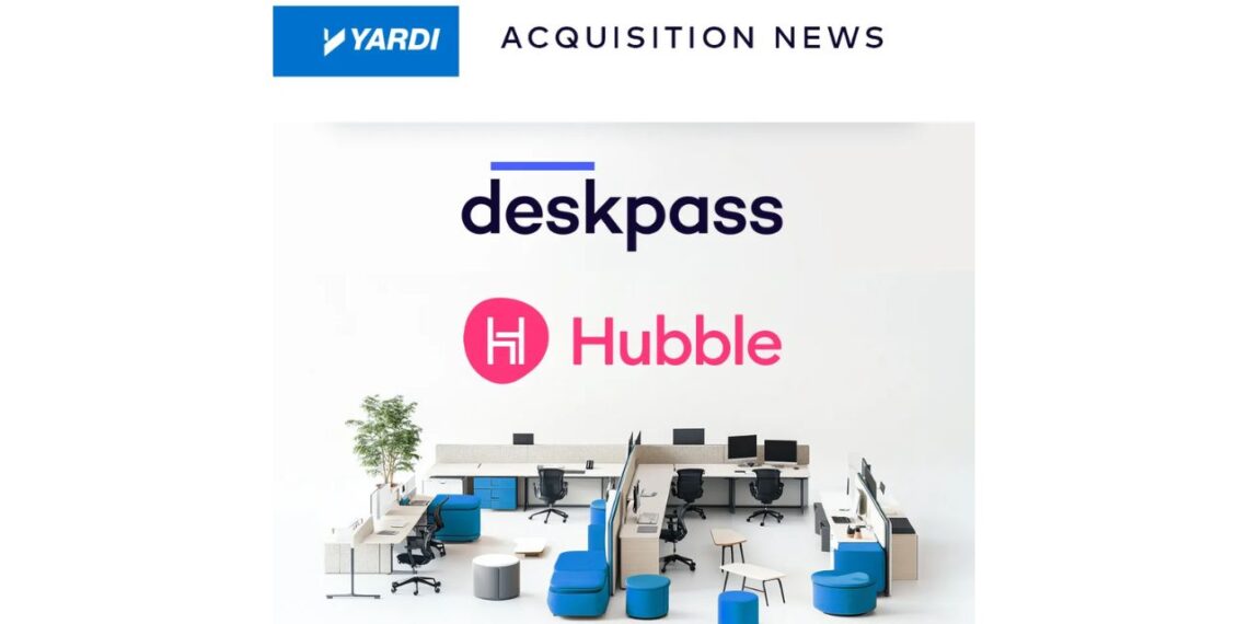 Yardi Acquires Coworking and Flexible Workspace Platforms Deskpass and Hubble