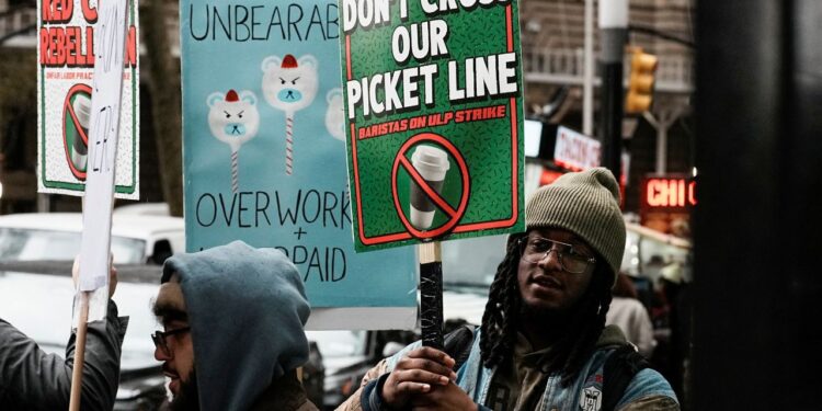 Labor Unrest Grows At Starbucks With Indefinite Strike Across Major U.S. Cities