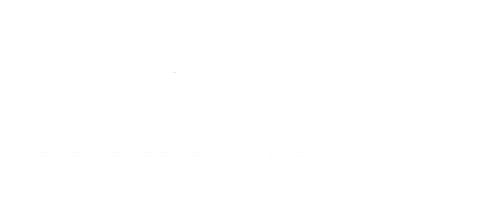 HINES LOGO WHITE