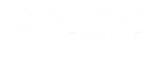 RUNNING REMOTE LOGO WHITE