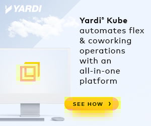 Yardi Kube automates flex and coworking operations